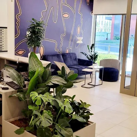 Bw Queen 412-whit Free Garage Parking דירה *